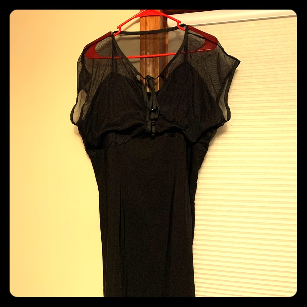 4X lindy bop black dress